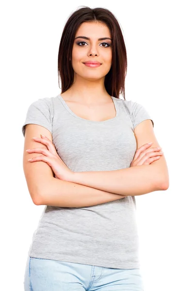 Young confident woman — Stock Photo, Image