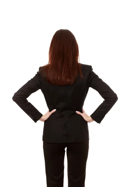 Businesswoman back view — Stock Photo, Image