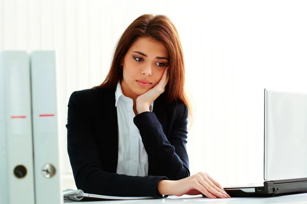 Sad businesswoman — Stock Photo, Image