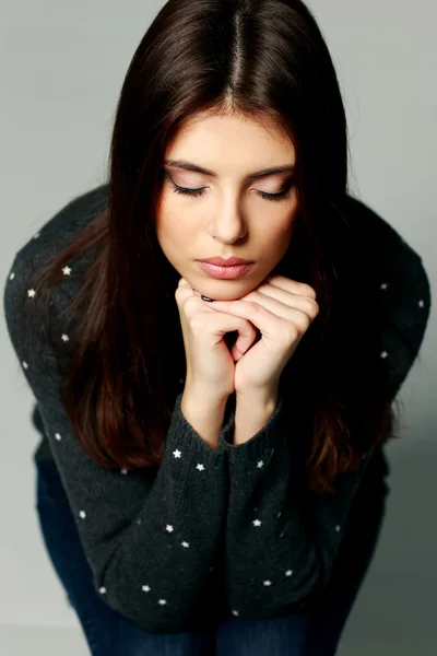 Young pensive woman — Stock Photo, Image