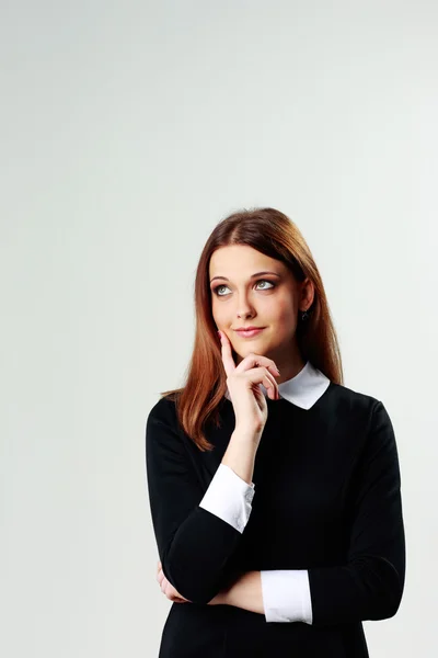 Young thoughtful woman — Stock Photo, Image