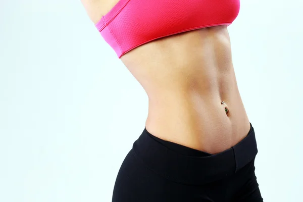 Kobieta z ciała doskonałe fitness — Zdjęcie stockowe