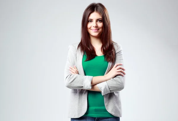 Mujer joven en el estudio — Foto de Stock