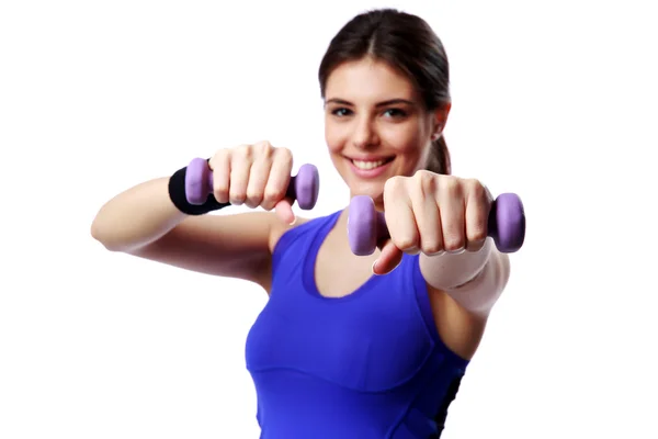 Mujer joven en el estudio — Foto de Stock