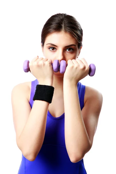 Mujer joven en el estudio — Foto de Stock