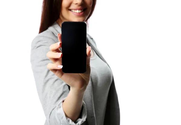 Mujer joven en el estudio — Foto de Stock