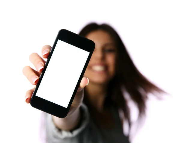 Young woman in studio — Stock Photo, Image