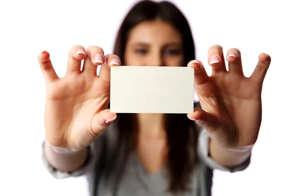 Young woman in studio — Stock Photo, Image