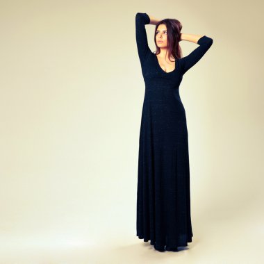 Genç güzel kadın.