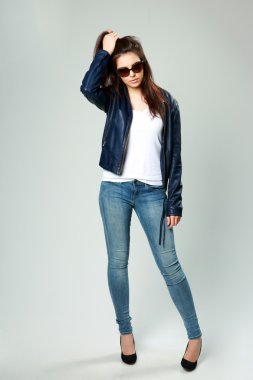 Genç güzel kadın.