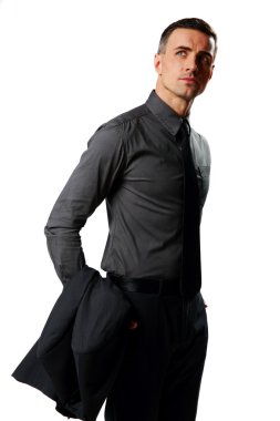 yakışıklı işadamı