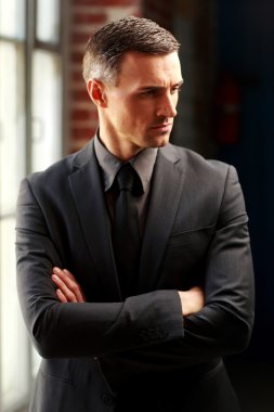 yakışıklı işadamı