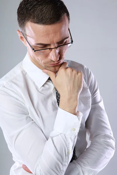 Schöner Geschäftsmann — Stockfoto