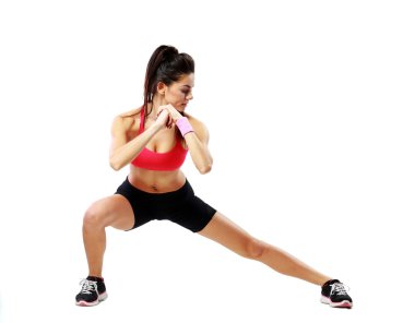 Bahçe içinde güzel bir kadın