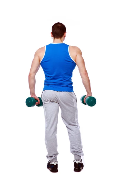 Muscular sportsman — Stock Photo, Image