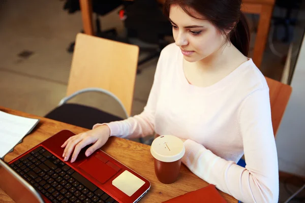 Piękną studentkę — Zdjęcie stockowe