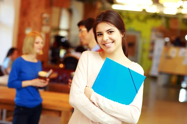 Jonge gelukkig studenten — Stockfoto