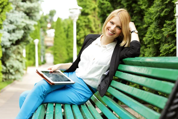 Beautiful happy woman — Stock Photo, Image