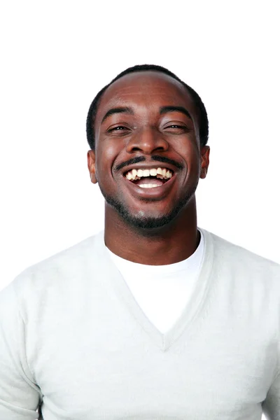 Laughing african man — Stock Photo, Image