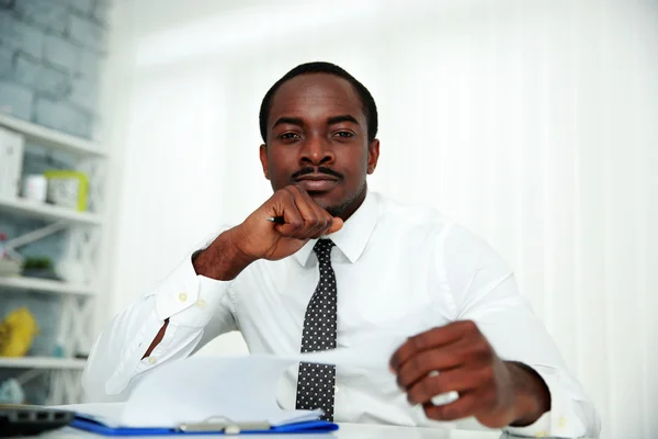 Handsome african businessman — Stock Photo, Image