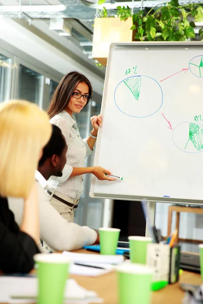 Gelukkig groep van collega 's — Stockfoto