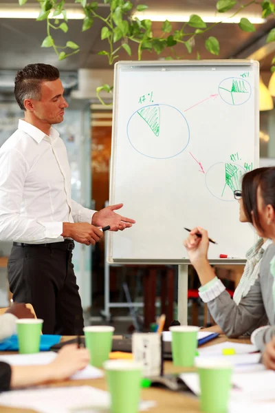 Gelukkig groep van collega 's — Stockfoto