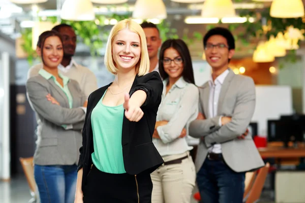 Handsome group of a businesspeople — Stock Photo, Image