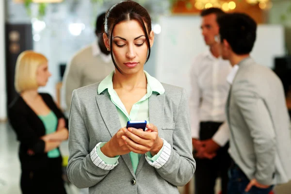 Handsome group of a businesspeople — Stock Photo, Image