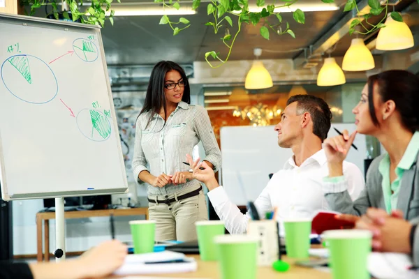 Handsome group of a businesspeople — Stock Photo, Image