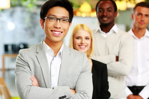 Handsome group of a businesspeople — Stock Photo, Image