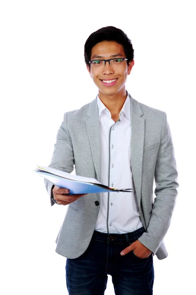 Schöner junger asiatischer Mann — Stockfoto