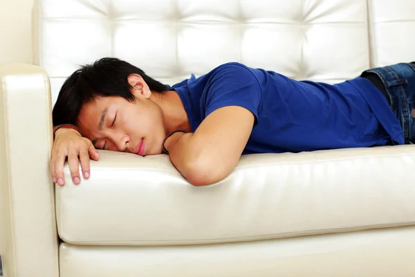 Handsome asian man at home — Stock Photo, Image