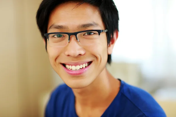 Handsome asian man at home — Stock Photo, Image