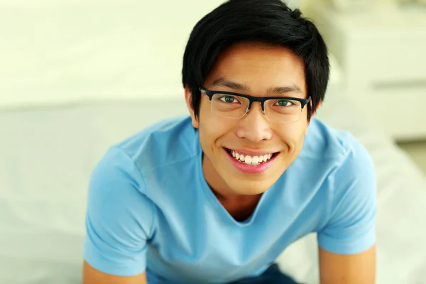 Handsome asian man at home — Stock Photo, Image