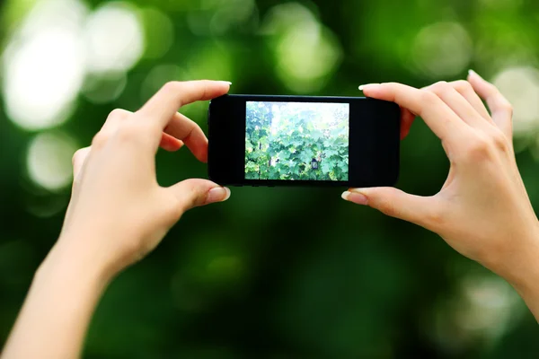 Närbild porträtt av kvinnliga händer — Stockfoto