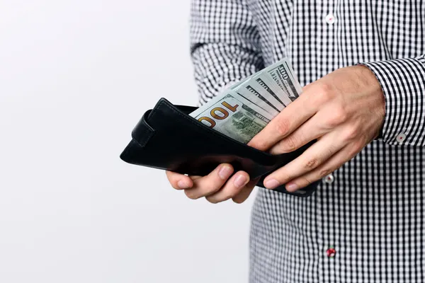 Closeup portrait of a male hands — Stock Photo, Image