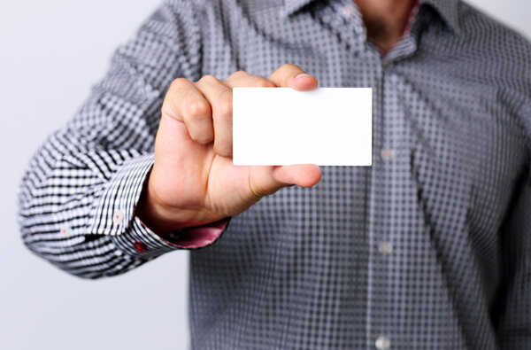 Closeup portrait of a male hands