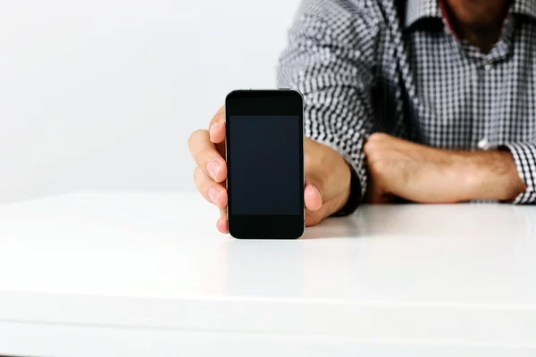 Closeup portrait of a male hands — Stock Photo, Image