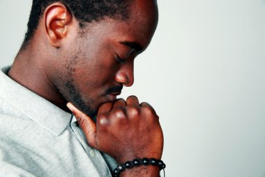 Afrika yakışıklı izole