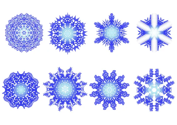 Copos de nieve — Archivo Imágenes Vectoriales