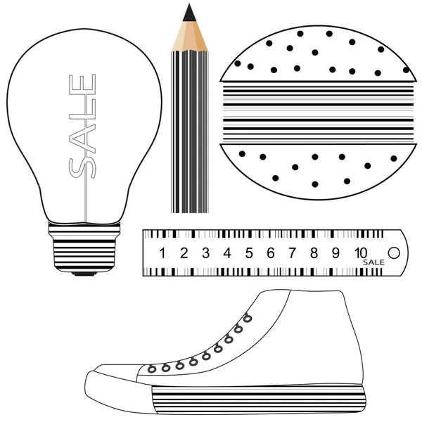 Set producten — Stockvector