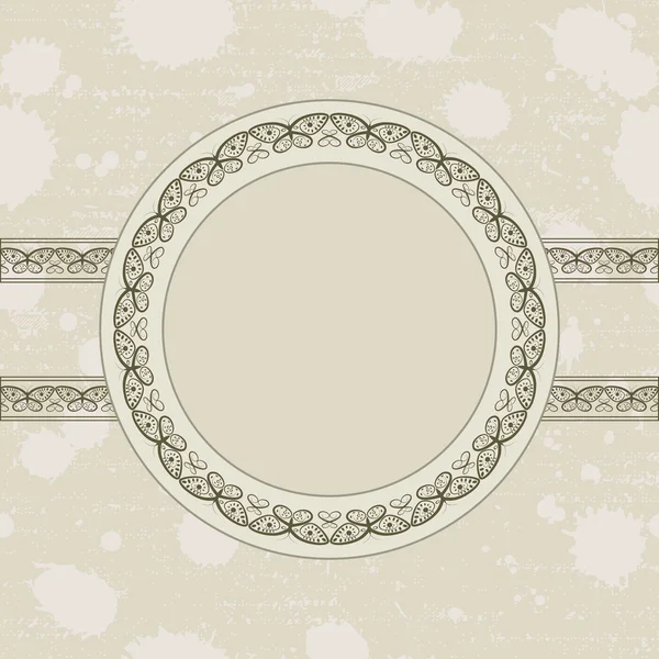 Retro vintage frame — Stock Vector