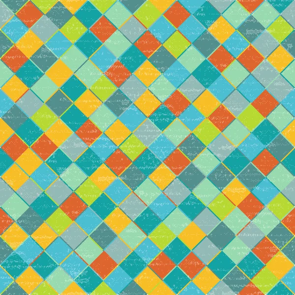 Colorato mosaico grunge — Vettoriale Stock