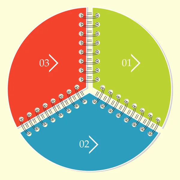 Vorlage: Infografik. — Stockvektor