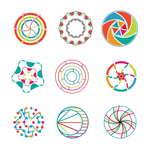 Iconos abstractos — Vector de stock