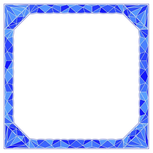 Frame with diamond — Stock Vector