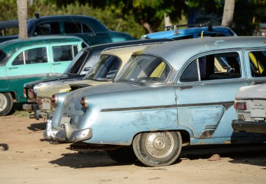 Küba'da eski model araba