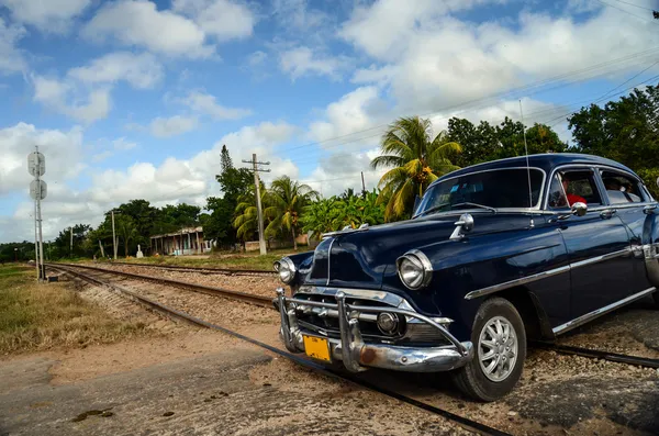 Vintage auto in cuba — Stockfoto