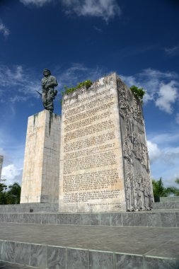 Cuba revolution Che Guevara memorial clipart