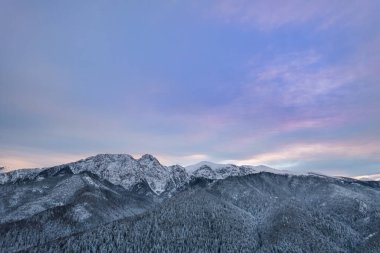 Mount Giewont at Winter in Tatra Park, Zakopane, Poland.